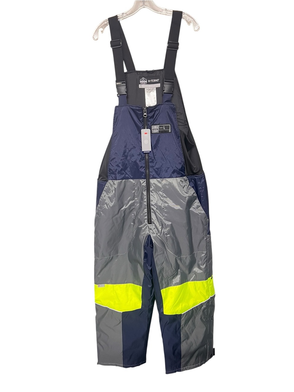 New N-Ferno Insulated Freezer Bib Overalls Waterproof Reflective